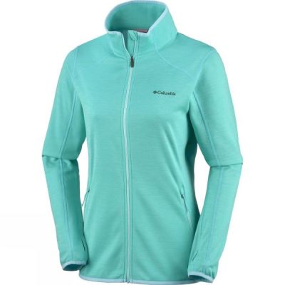 Fleece Columbia Sapphire Trail Full Zip Mujer Verde - Chile DUZ532407